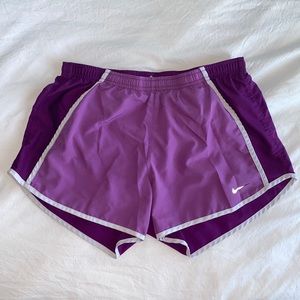 Purple Nike Running Shorts